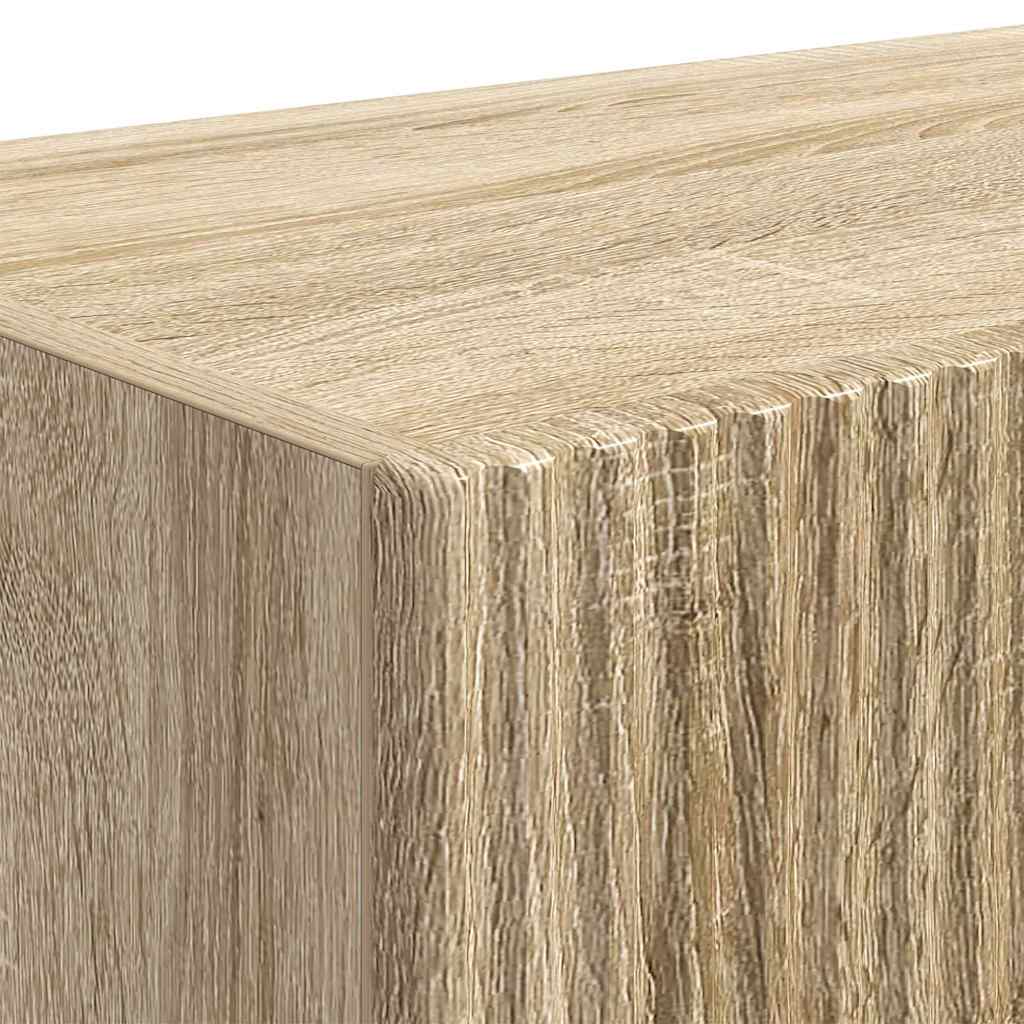 Mobile TV da parete 2 pz Sonoma Legno ingegnerizzato | homemem39