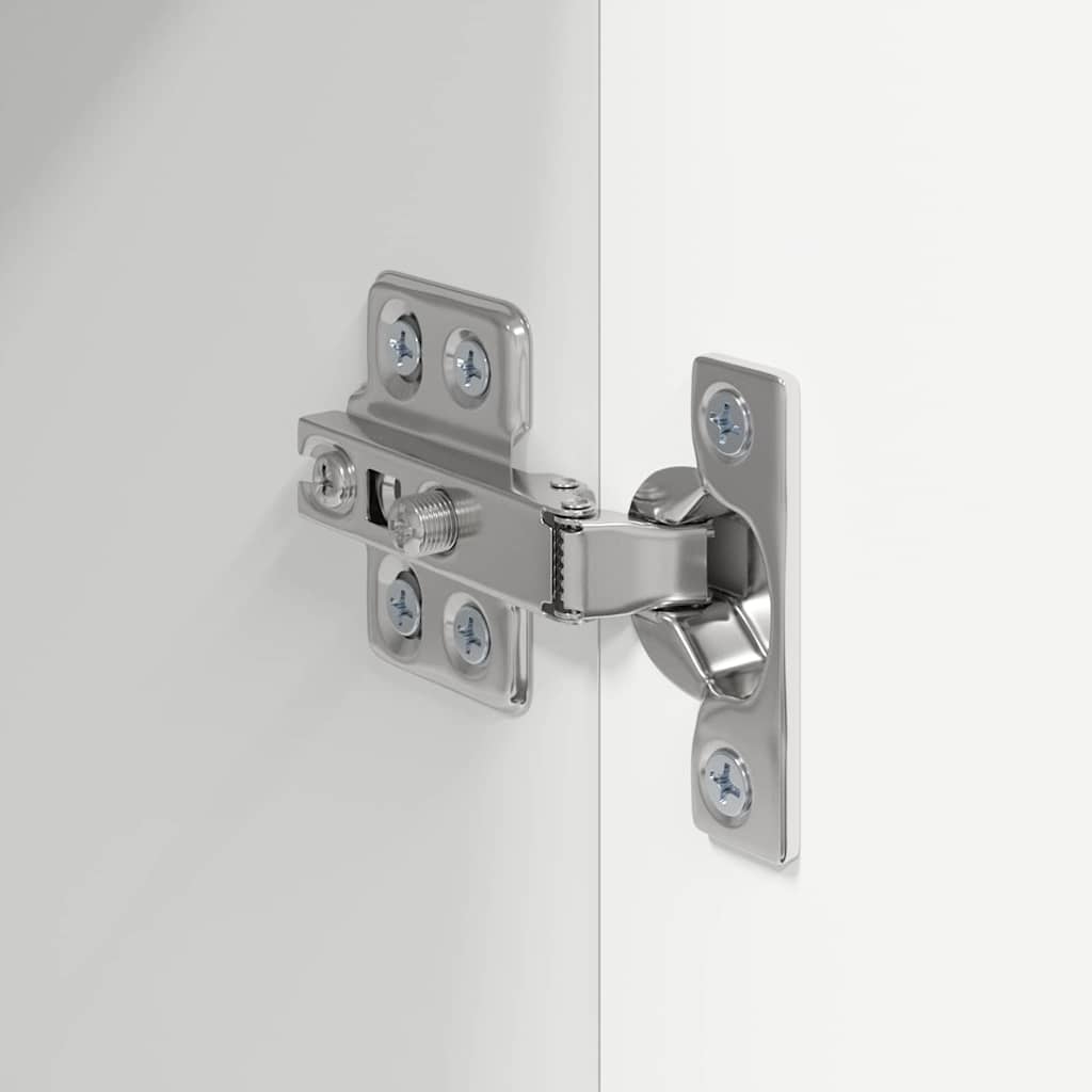 Mobile TV da parete 2 pcs Bianco 30 x 31 x 80 cm