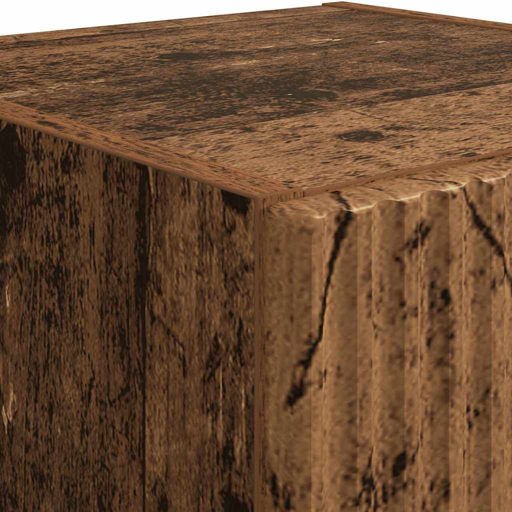 Mobile TV da parete 2 pcs Legno vecchio 30 x 31 x 100 cm | homemem39