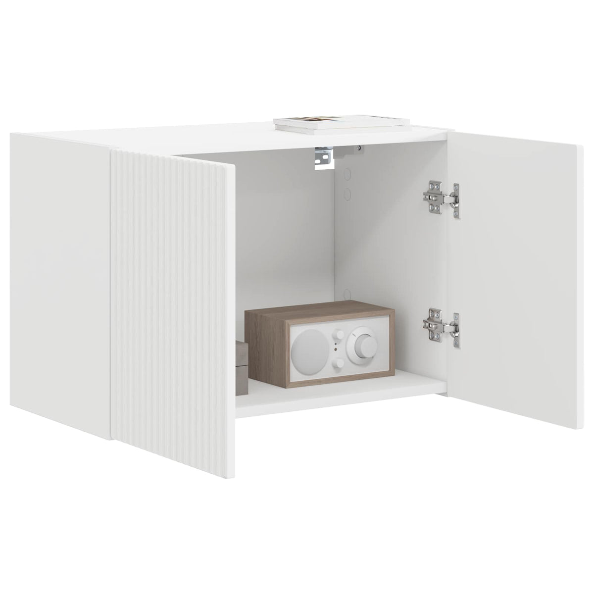 Mobile TV da parete 59,5 x 31 x 40 cm Bianco - homemem39