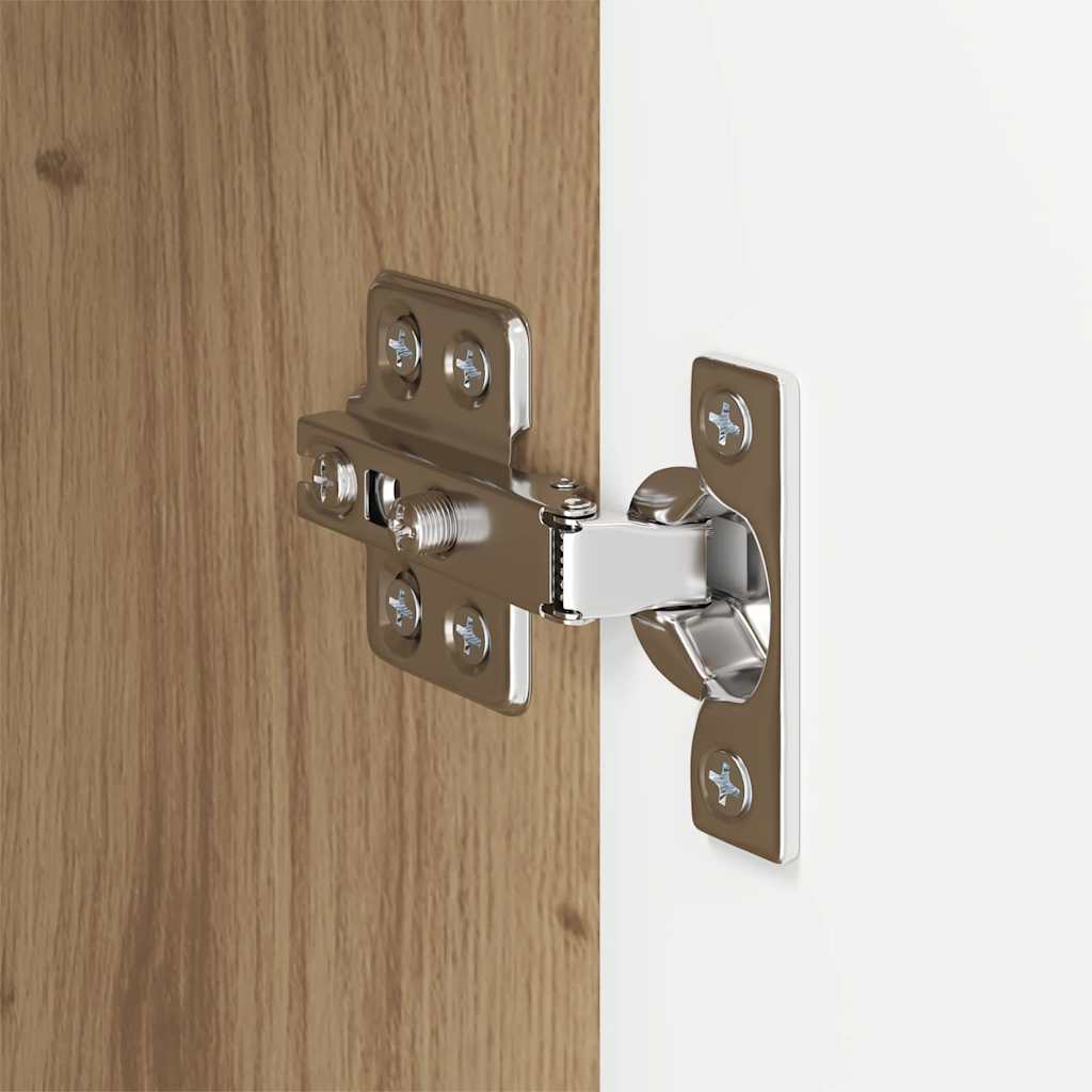 Mobile TV da parete Bianco 59,5 x 31 x 60 cm Legno multistrato