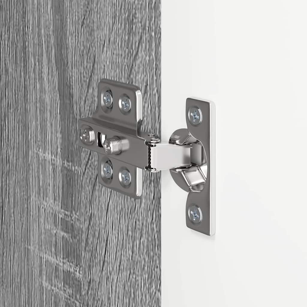 Mobile TV da parete Grigio Sonoma 59,5 x 31 x 100 cm