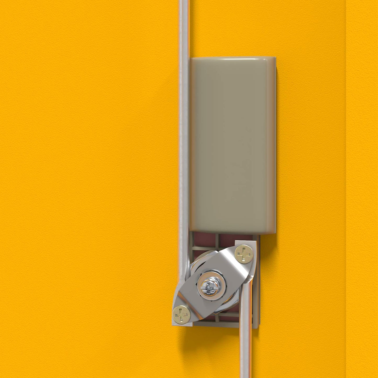 Armadio Giallo senape 60 x 40 x 40 cm Acciaio | homemem39