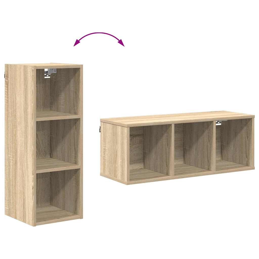 Armadio pensile Rovere Sonoma 30 x 29,5 x 80 cm | homemem39