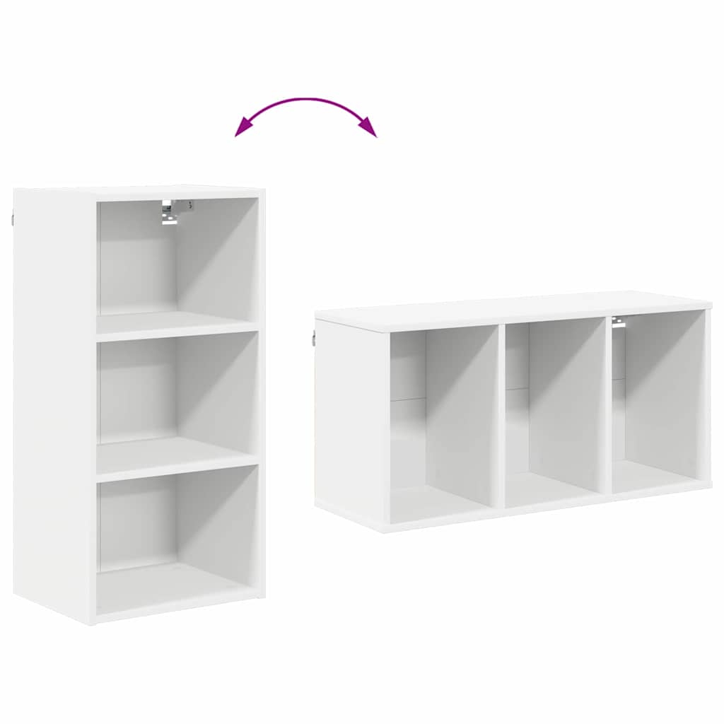 Armadio pensile Bianco 40 x 29,5 x 80 cm Legno ingegnerizzato