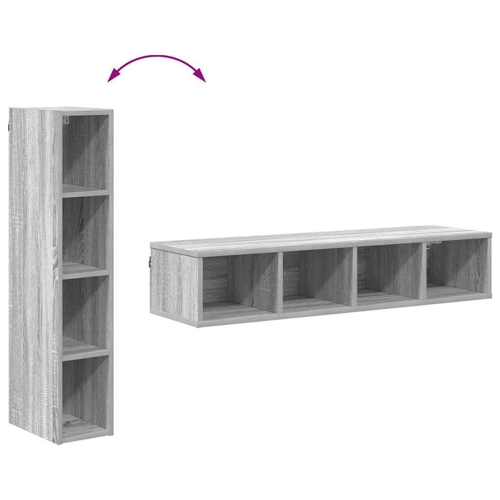 Armadio pensile Grigio Sonoma 20 x 29,5 x 100 cm