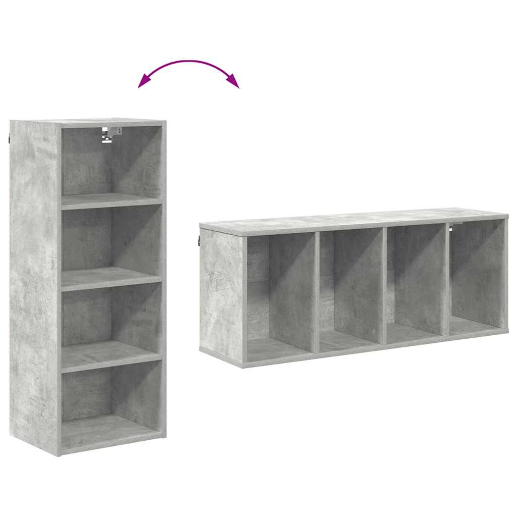 Armadio pensile Grigio cemento 40 x 29,5 x 100 cm | homemem39
