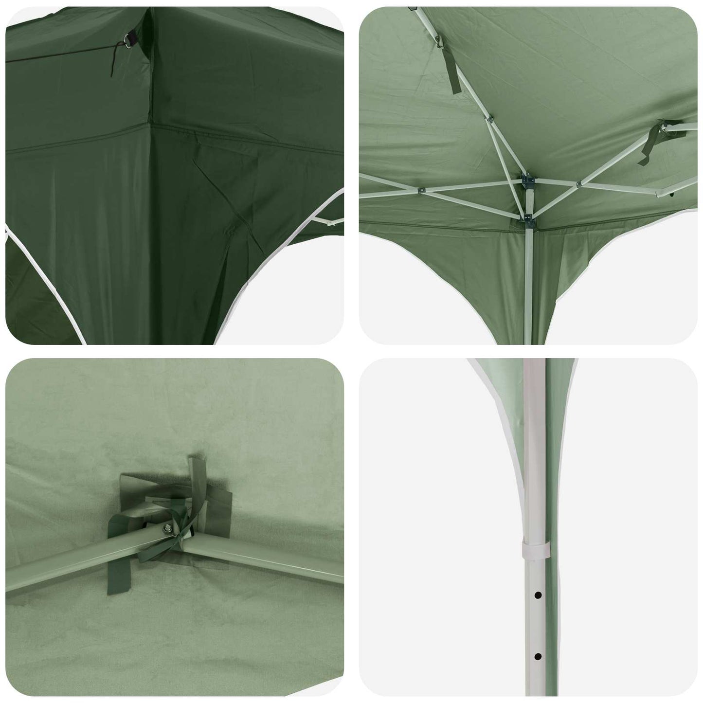 Tenda per feste a pop-up 575 x 288 x 245 cm Verde