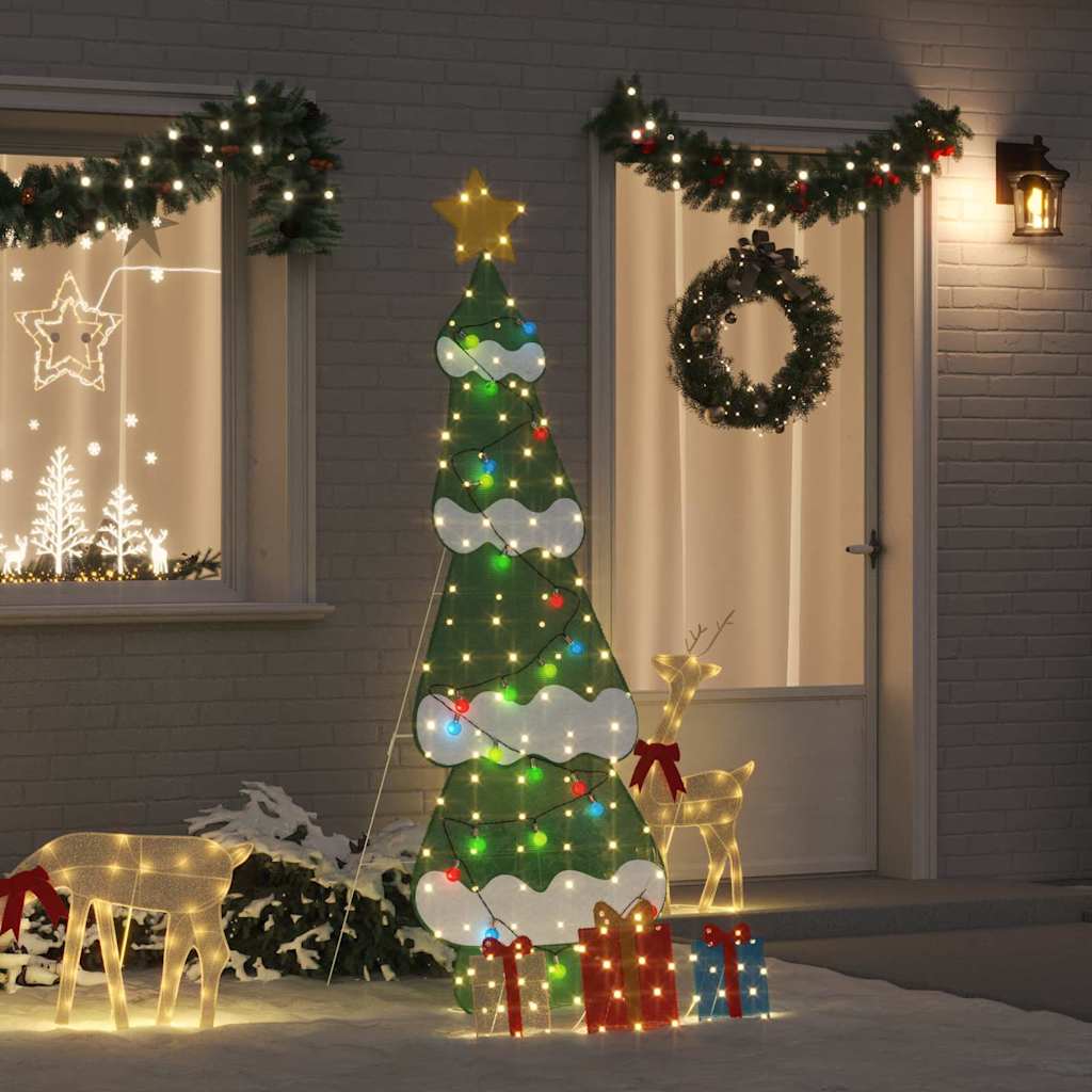 Albero di Natale Illuminato con 3 Scatole Regalo 2D Bianco Caldo | homemem39