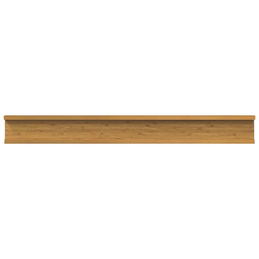 Scaffale da parete 2 pcs Beige 80 x 9 x 3 cm Legno multistrato | homemem39
