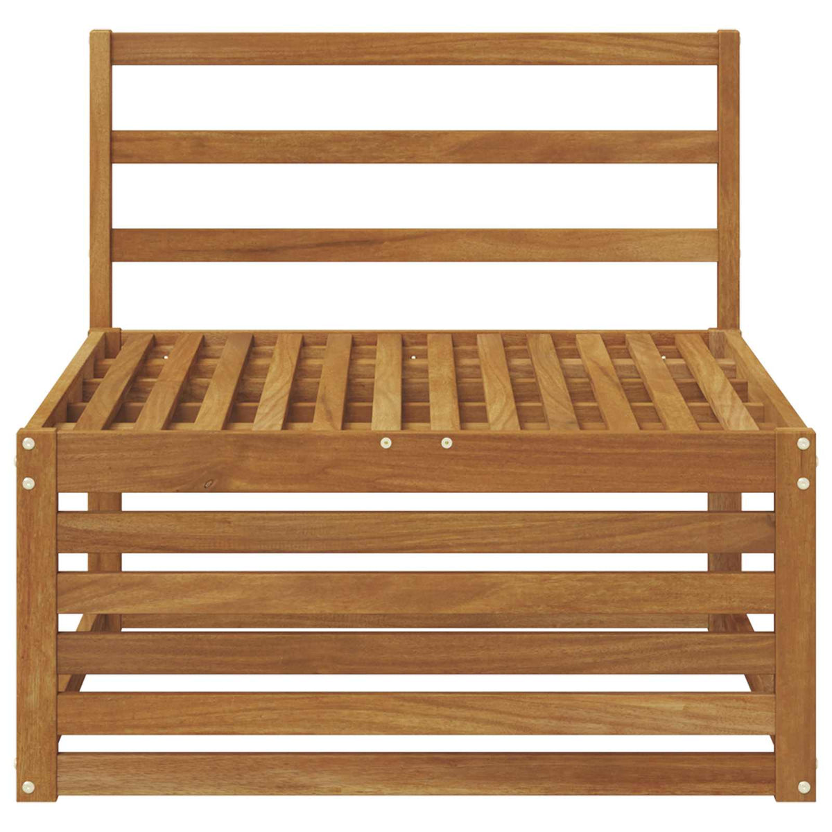 Divano centrale per esterno Legno di Acacia Massello Naturale - homemem39