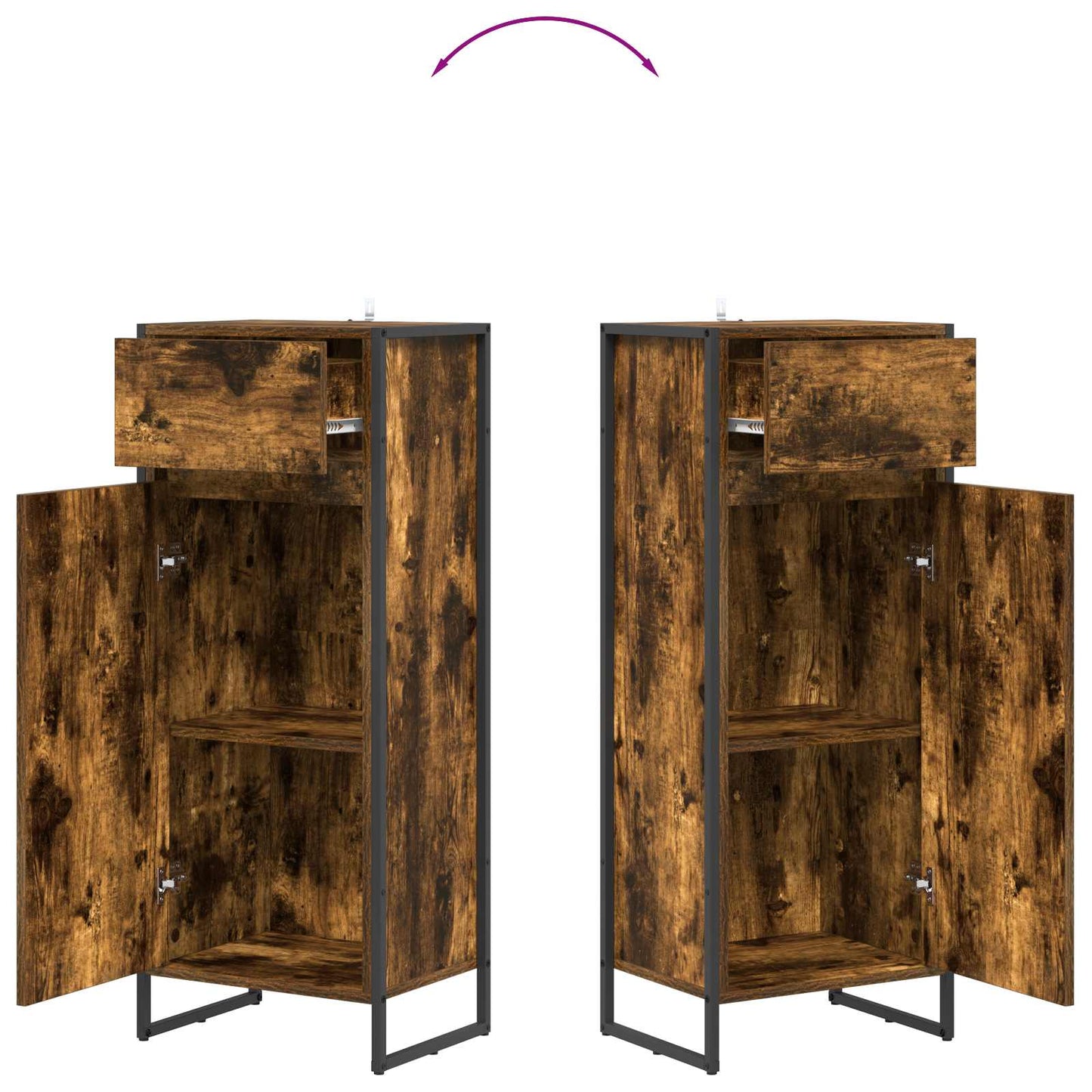 Mobile da Bagno Quercia Fumosa 40 x 30 x 100 cm