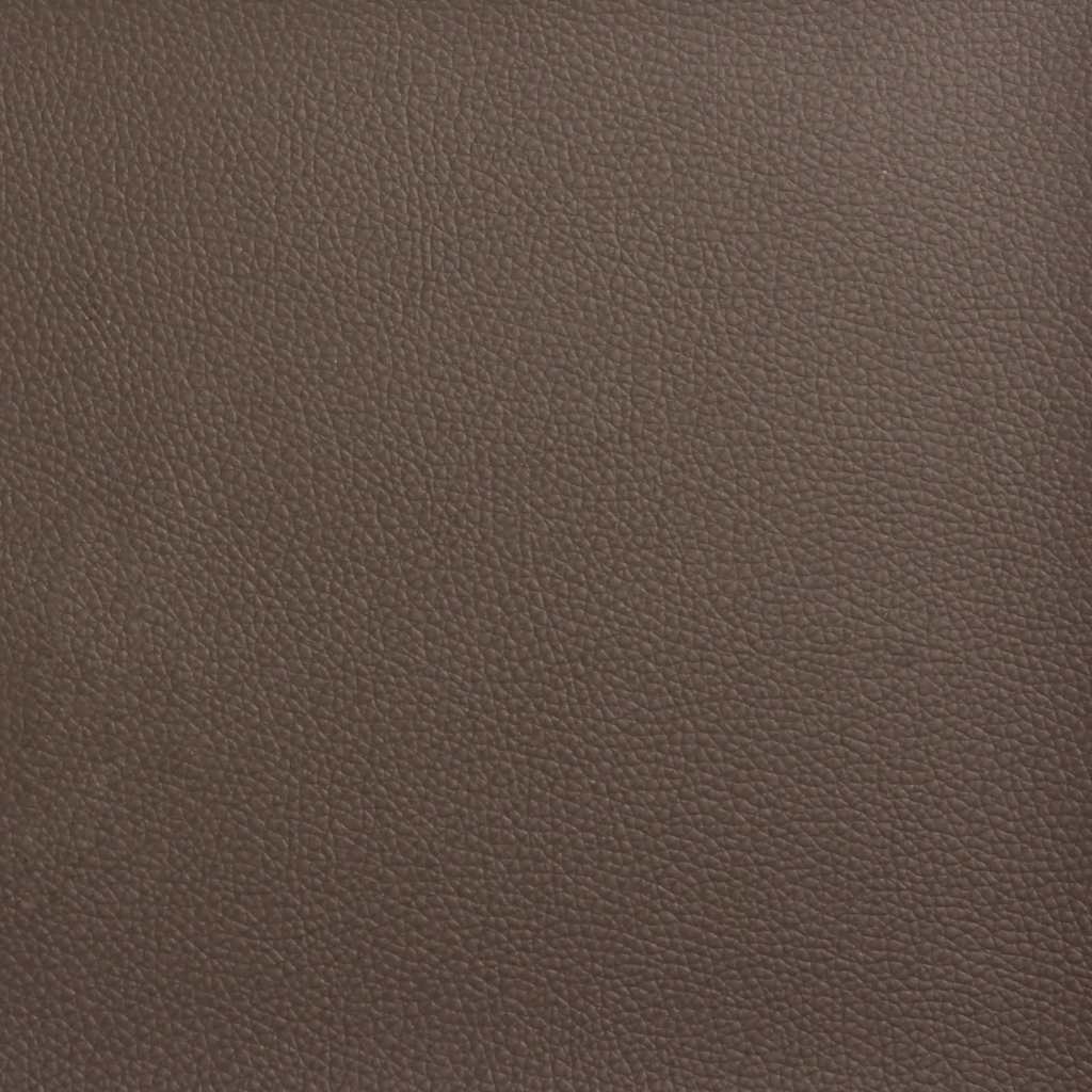 Panca Chesterfield Marrone 120,5 x 65 x 75 cm Pelle Sintetica