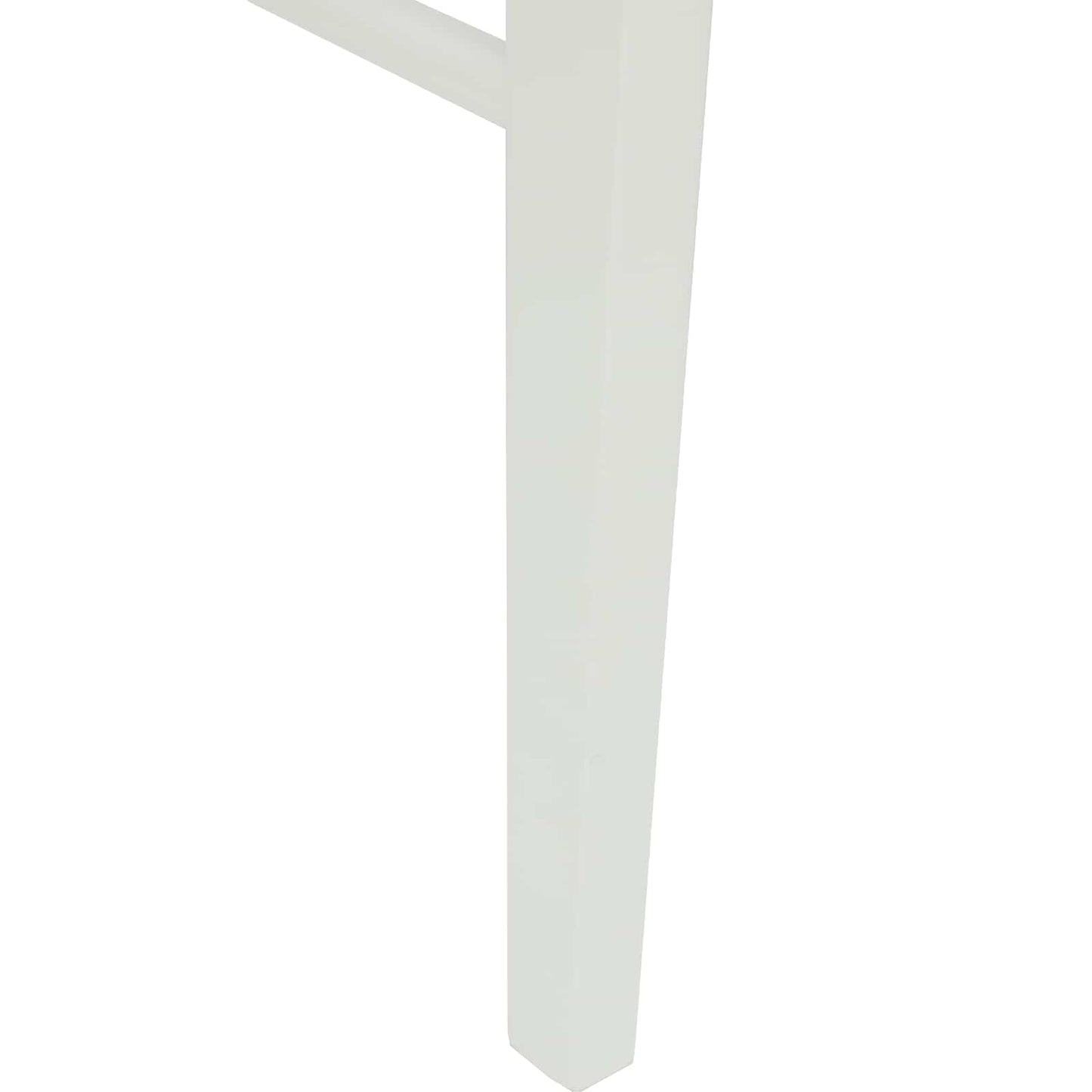 Sedia da pranzo 2 pz Legno di gomma solido Bianco e marrone