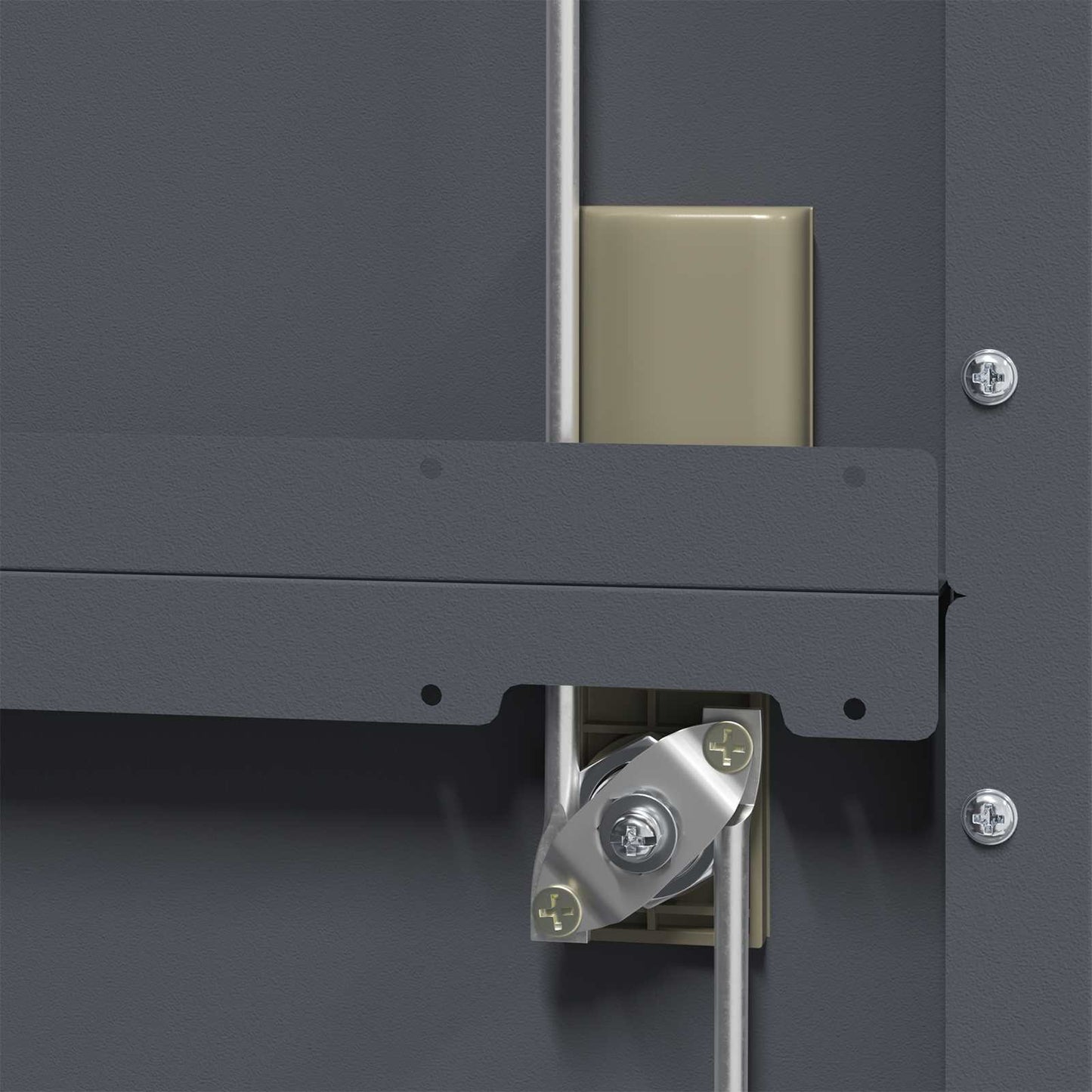 Armadio con archiviazione 2 pcs Antracite 90 x 40 x 140 cm