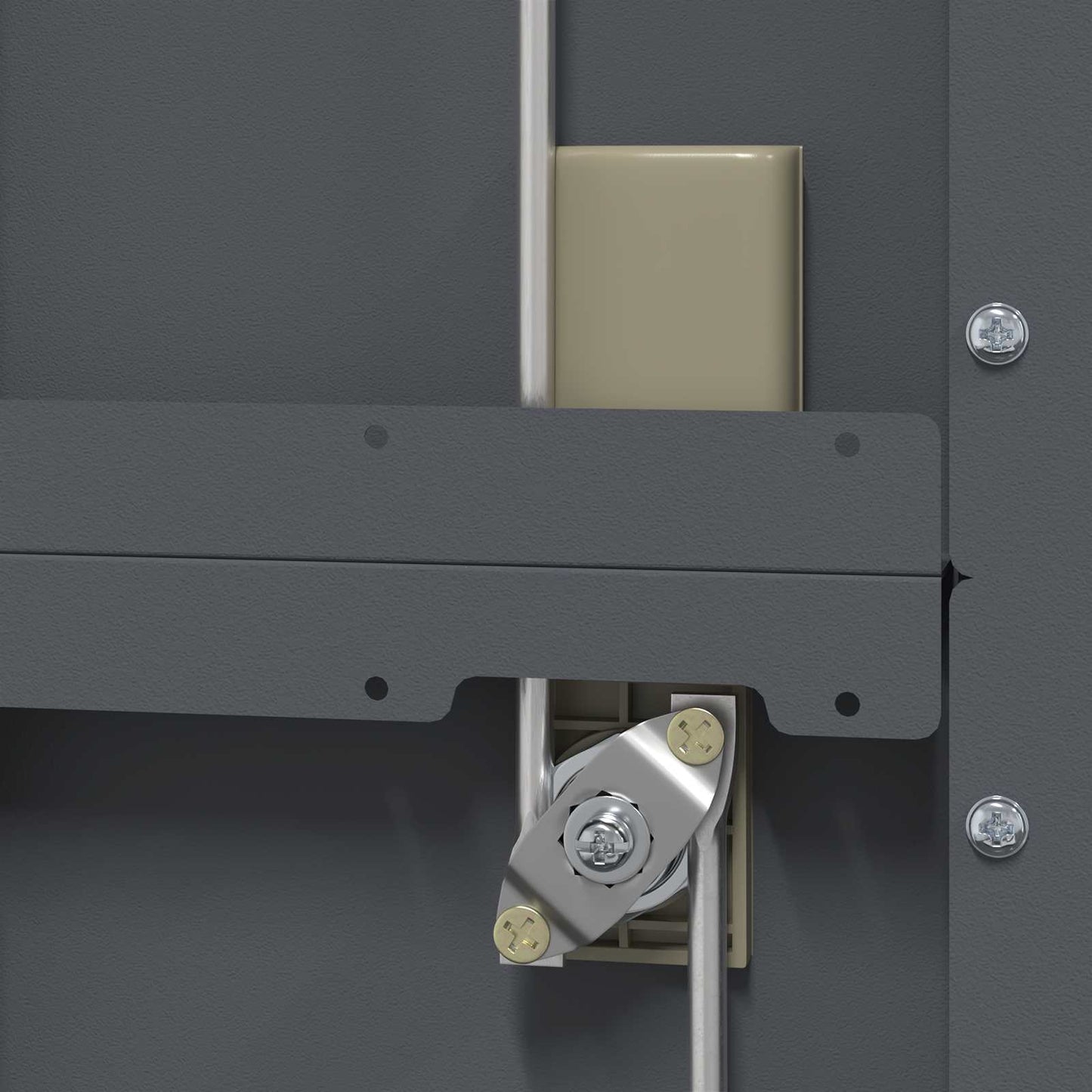 Armadio con archiviazione 2 pcs Antracite 60 x 40 x 200 cm