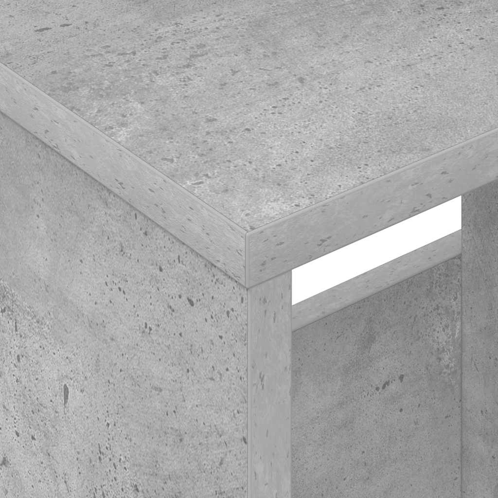 Scaffale per riviste 2 pcs Grigio cemento 35 x 30 x 45 cm