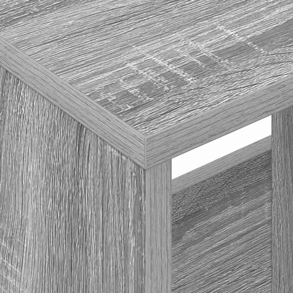 Scaffale per riviste 2 pz Grigio Sonoma 35 x 30 x 45 cm