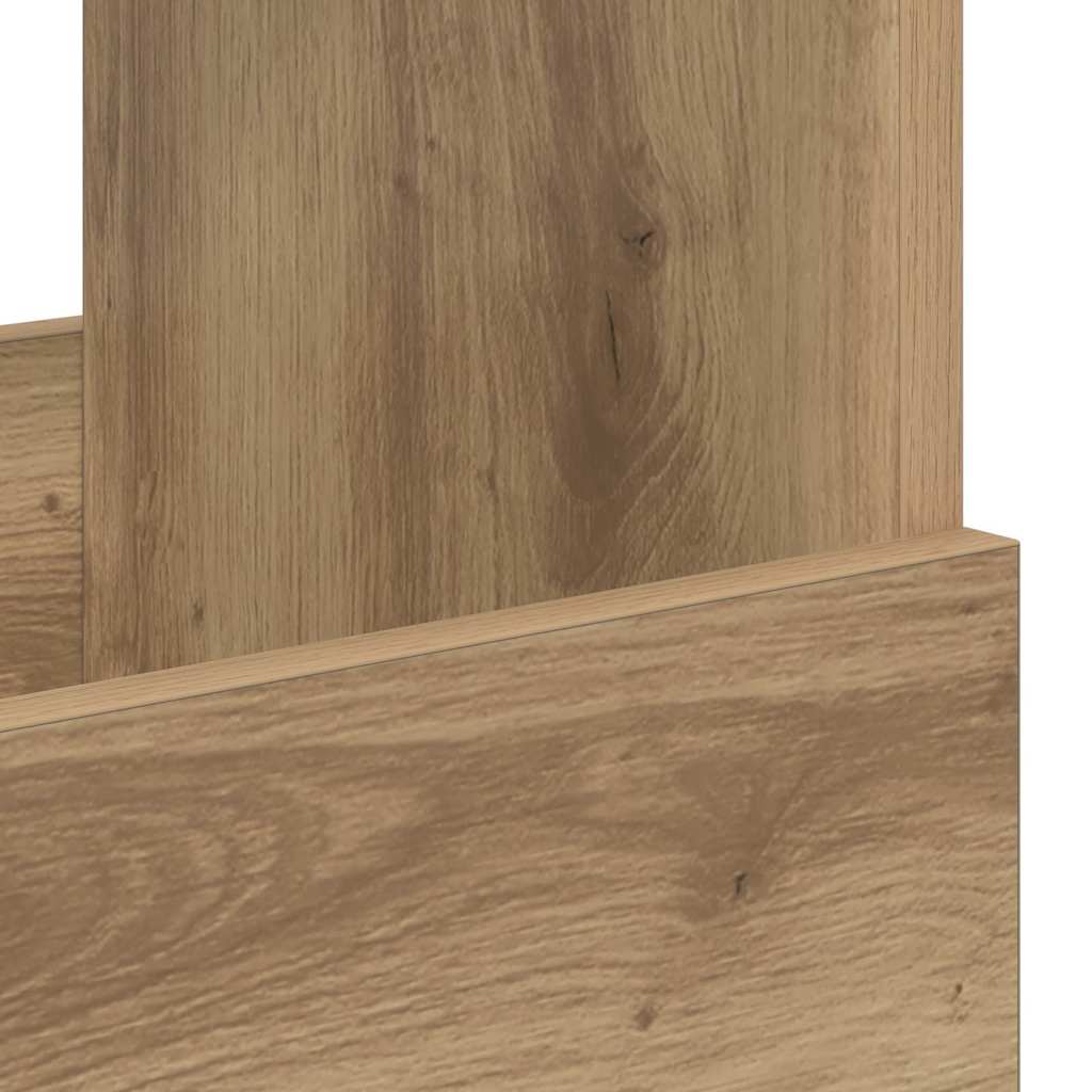 Scaffale per riviste Rovere artigianale 35 x 30 x 45 cm