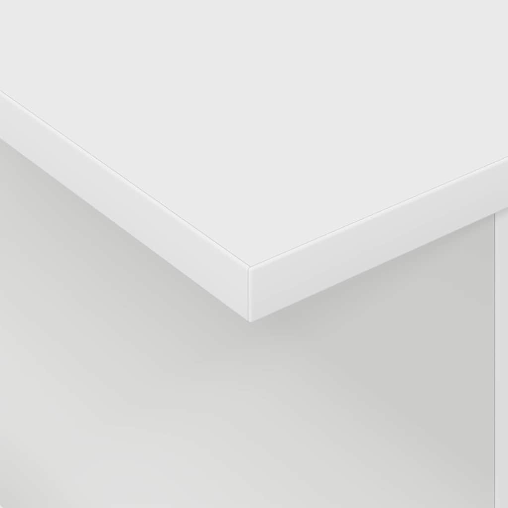 Supporto TV 2 pcs Bianco 50 x 35 x 45 cm Legno multistrato