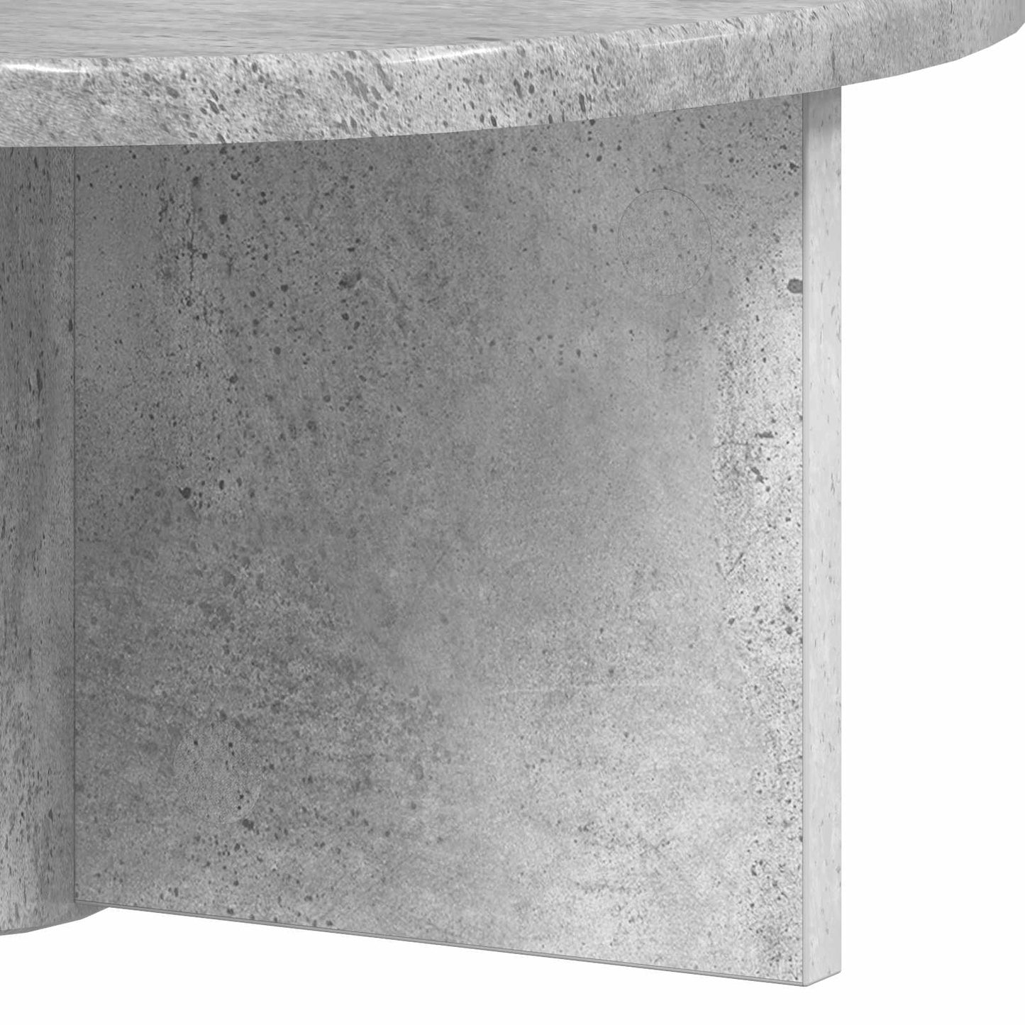 Scaffale da parete A parete 2 pz Grigio cemento 38 x 19 x 19 cm