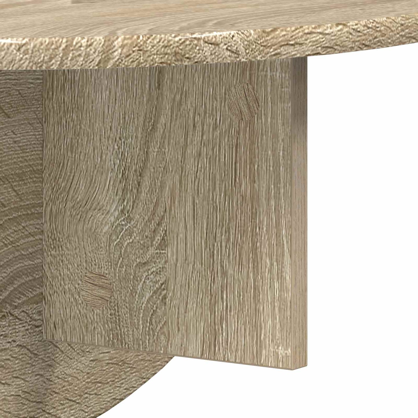 Scaffale da parete A parete 2 pz Rovere Sonoma 48 x 24 x 24 cm