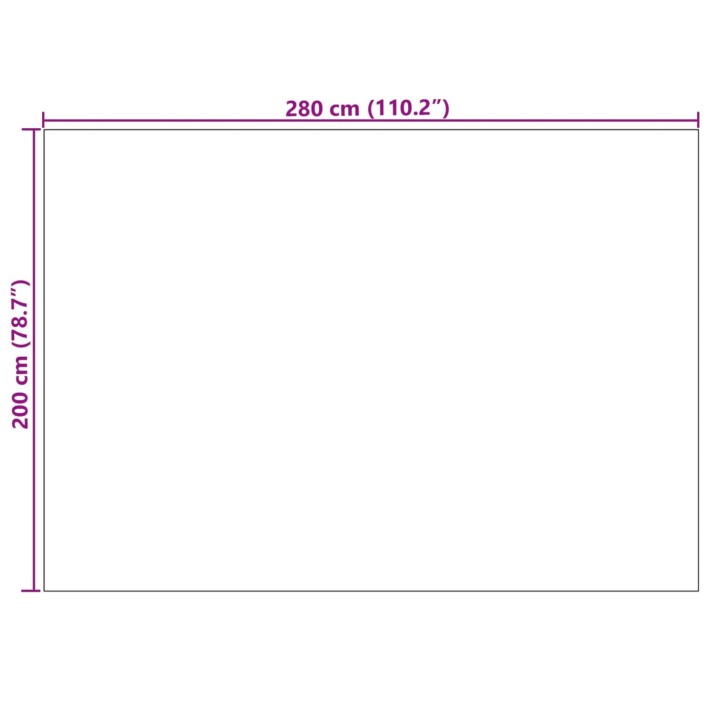 Tappeti per area SIROLO Sabbia 280 x 200 cm Poliestere | homemem39