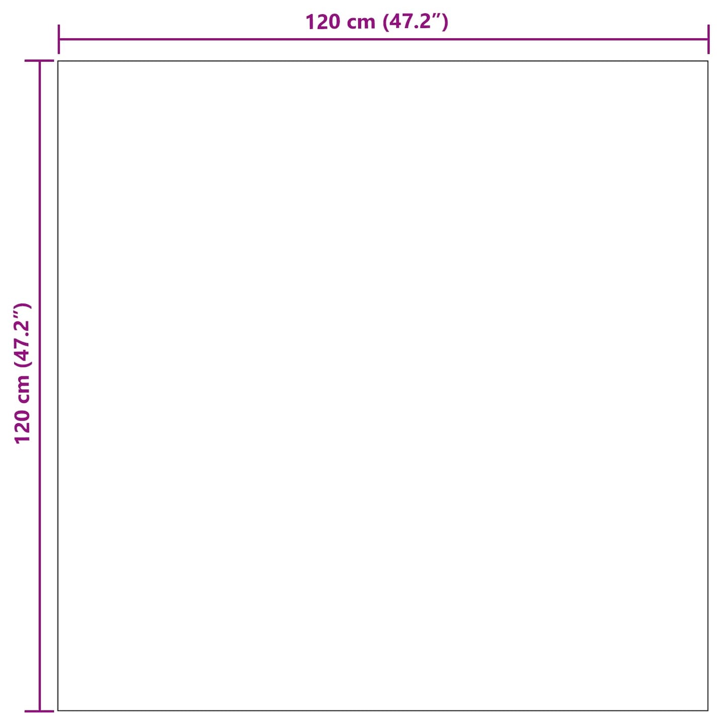 Tappeti per area Quadrato SIROLO Sabbia 120 x 120 cm Poliestere - homemem39