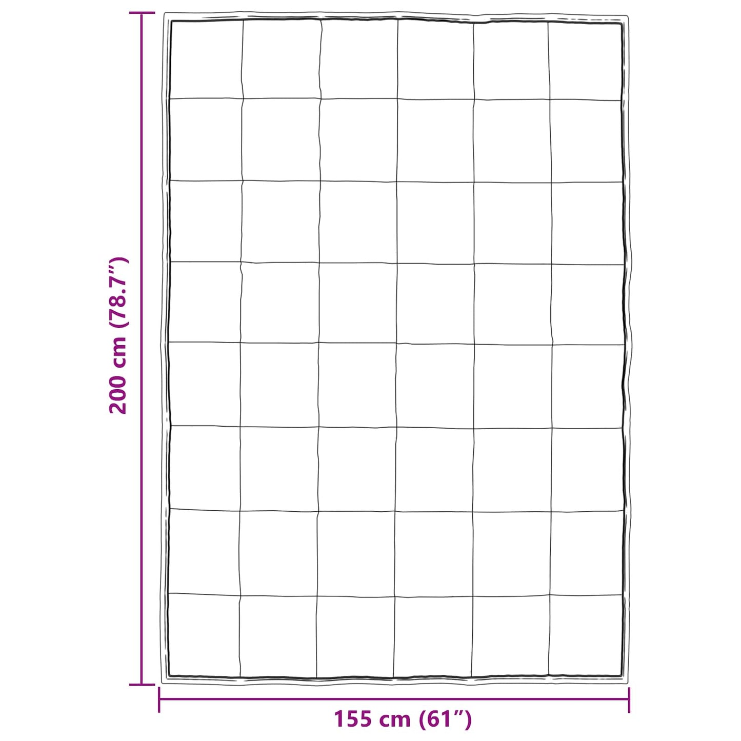 Duvet Invernale Argento 200 x 155 cm Satin e Micropile