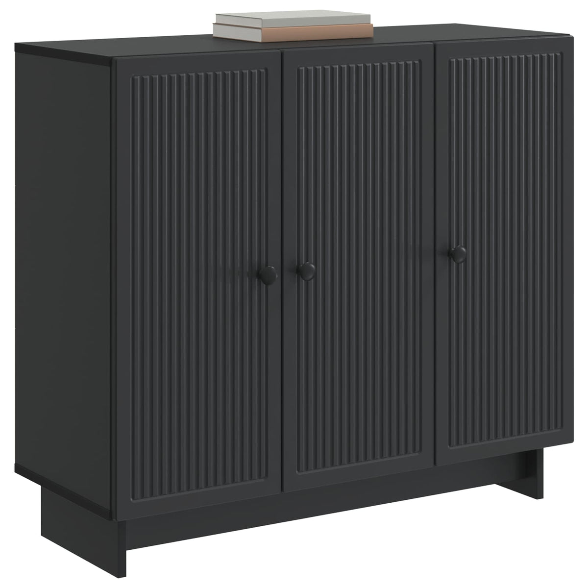 Credenza Nero 89 x 34,5 x 80 cm Legno ingegnerizzato - homemem39