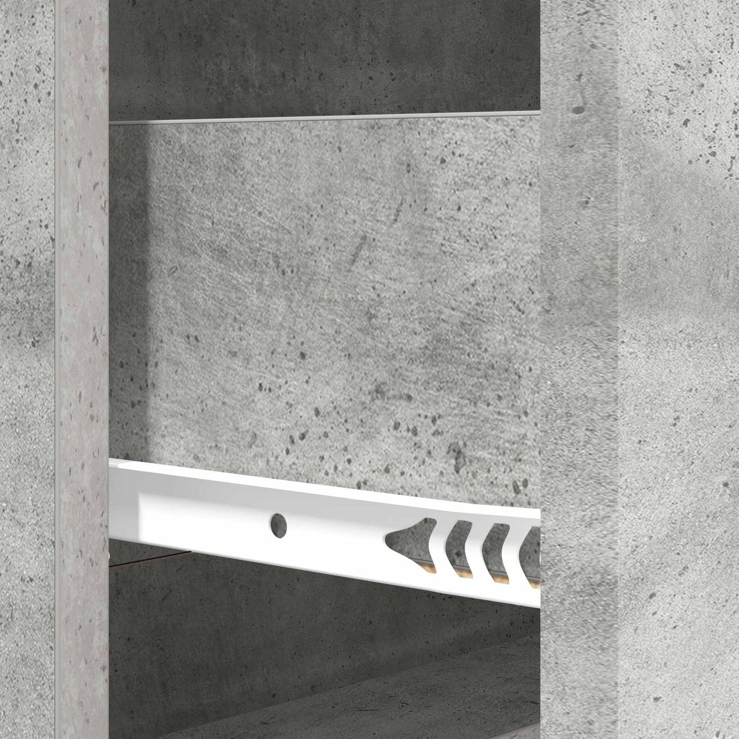 Mobile con Cassetti Grigio Cemento 66 x 34,5 x 90 cm