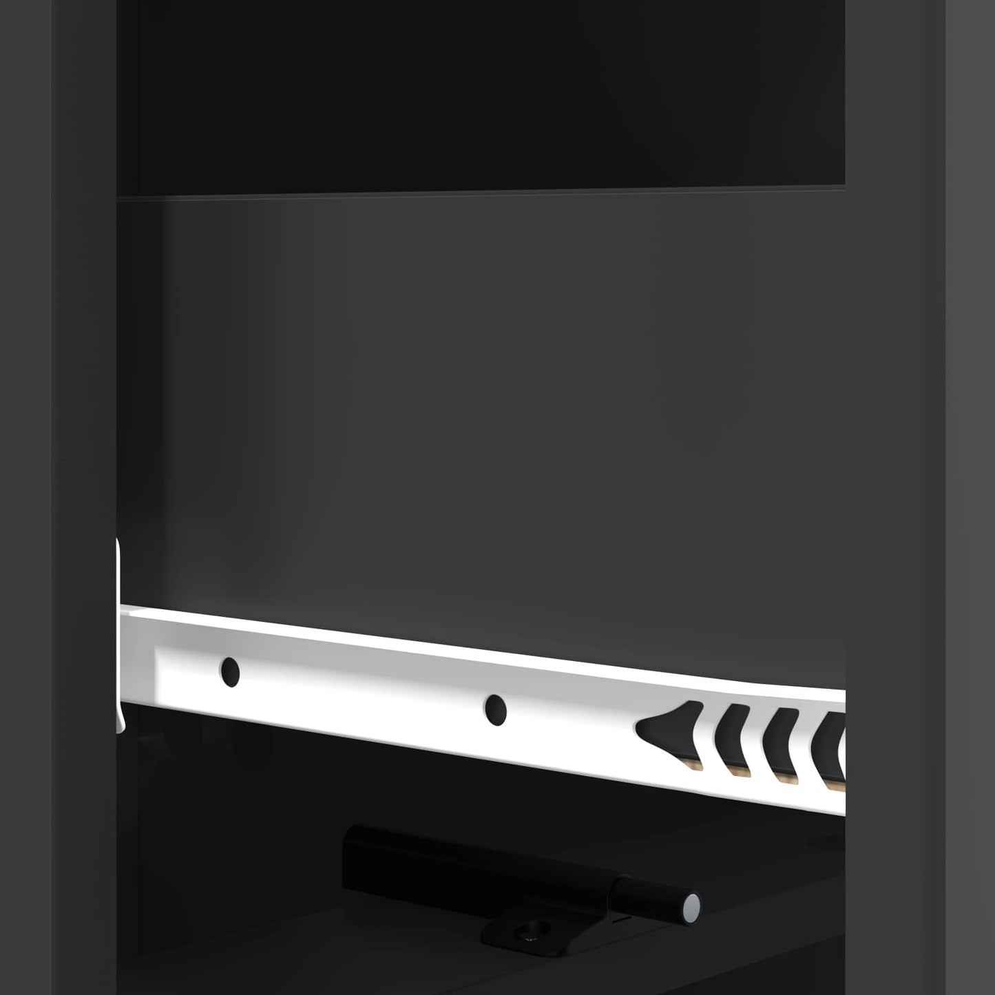 Mobile con Cassetti Nero 33 x 34,5 x 92 cm Legno ingegnerizzato