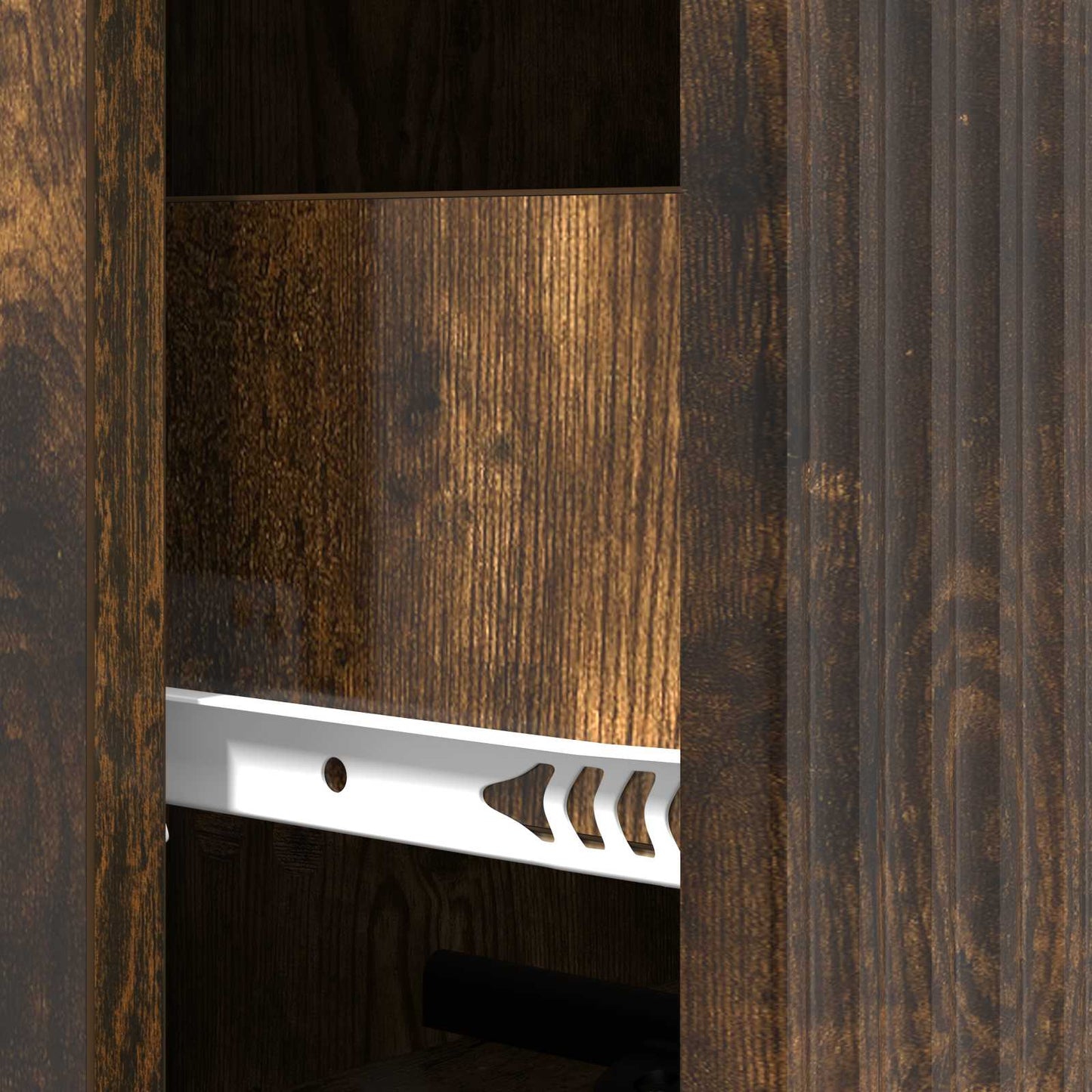 Mobile con Cassetti Rovere Fumo 33 x 34,5 x 90 cm