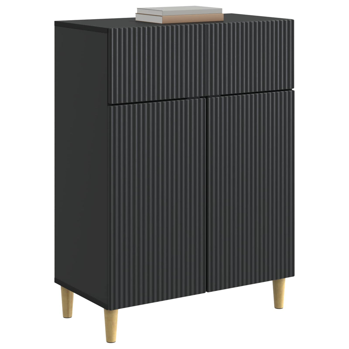 Credenza Nero 66 x 34,5 x 90 cm Legno ingegnerizzato | homemem39