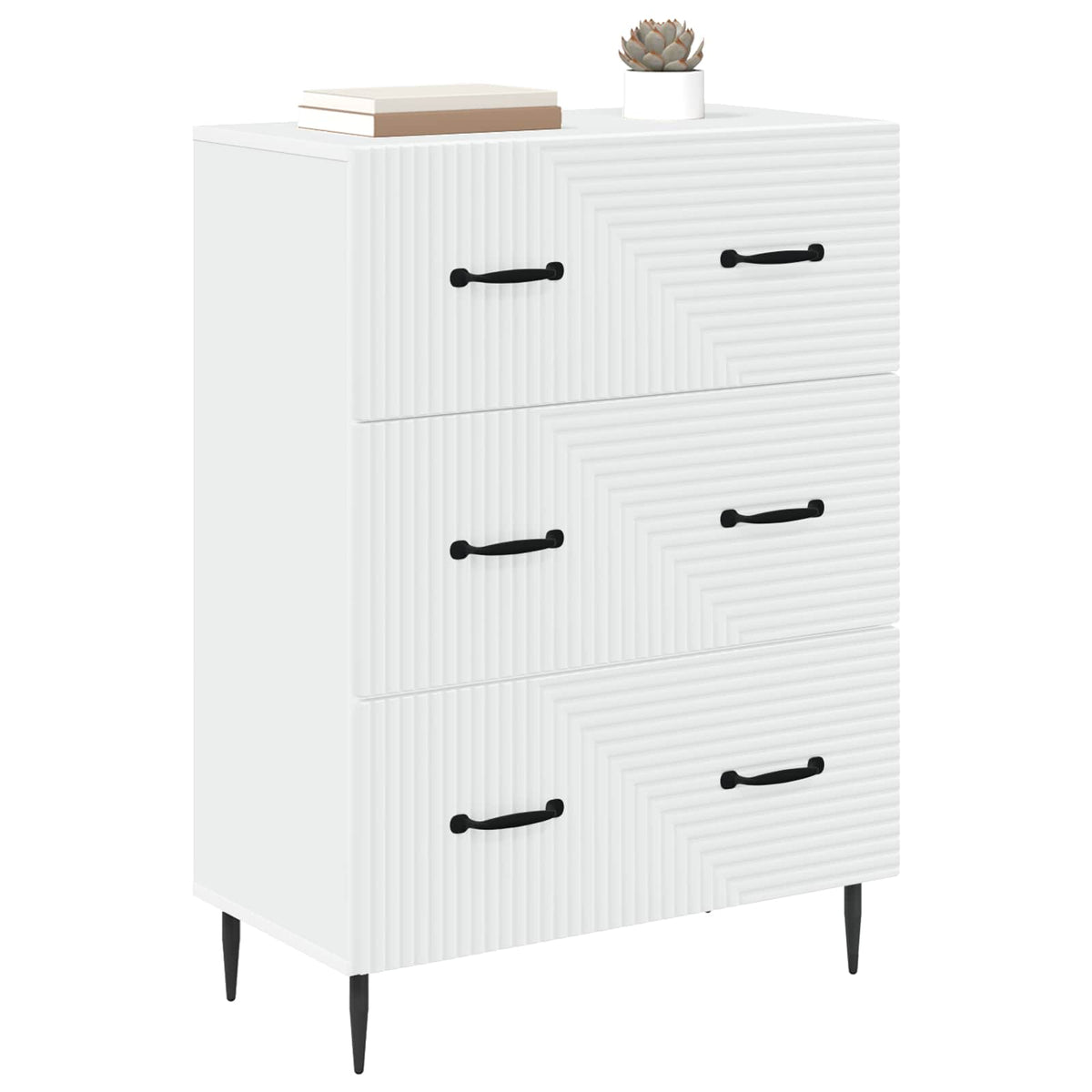 Mobile con Cassetti Bianco 66 x 34,5 x 89,5 cm - homemem39