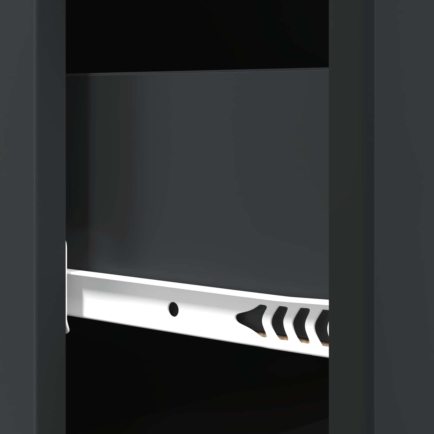 Mobile con Cassetti Nero 33 x 34,5 x 87 cm Legno ingegnerizzato