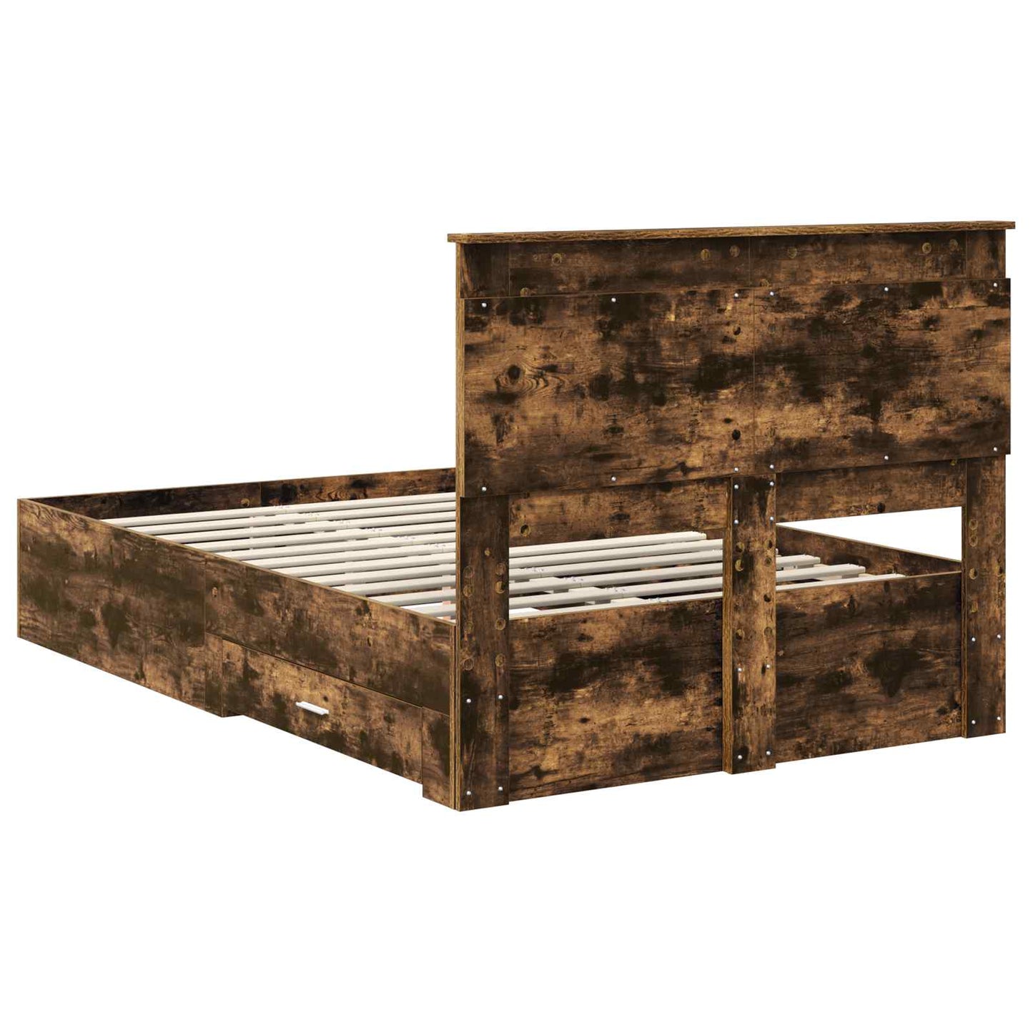 Struttura del letto con cassetto con testiera Legno multistrato | homemem39