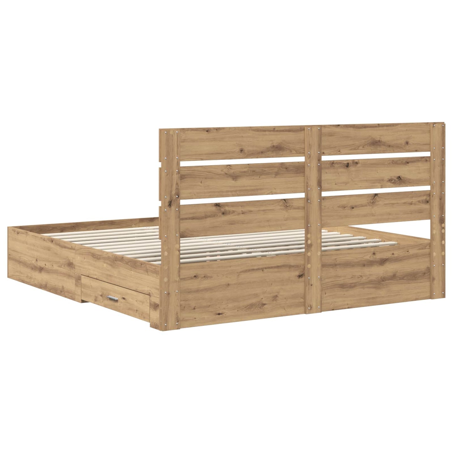 Struttura del letto Rovere artigianale 180 x 200 cm