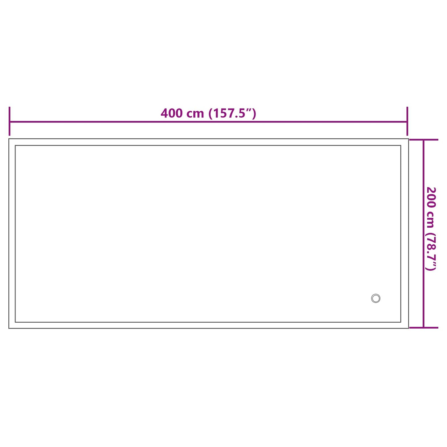 Cuscino invernale per piscina Blu 380 x 180 x 140 cm PVC | homemem39