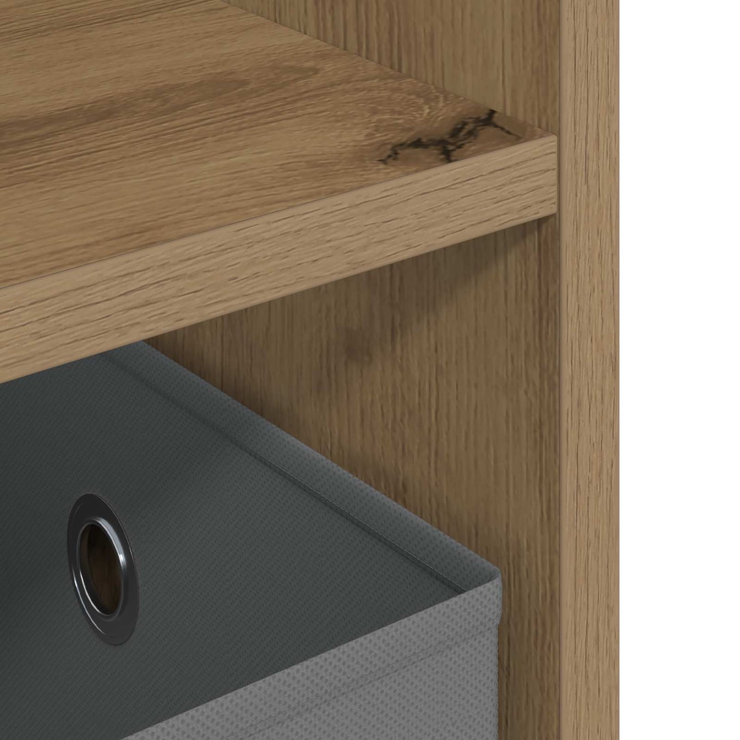Supporto TV 79 x 40 x 48 cm Rovere artigianale