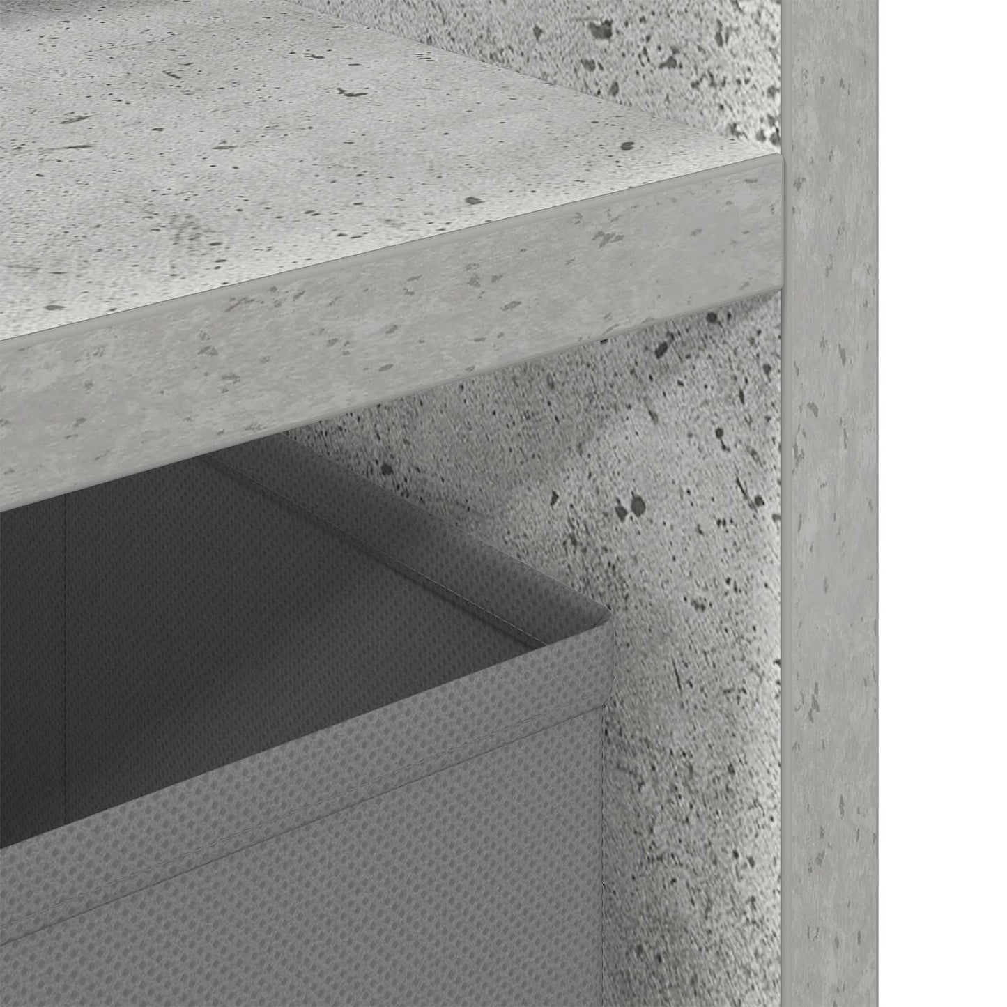 Lowboard con cassetto Grigio cemento 87 x 27,5 x 43 cm | homemem39
