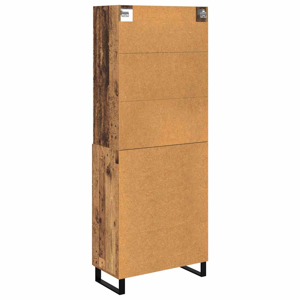 Credenza con cassetto 2 pcs Legno vecchio Legno multistrato | homemem39