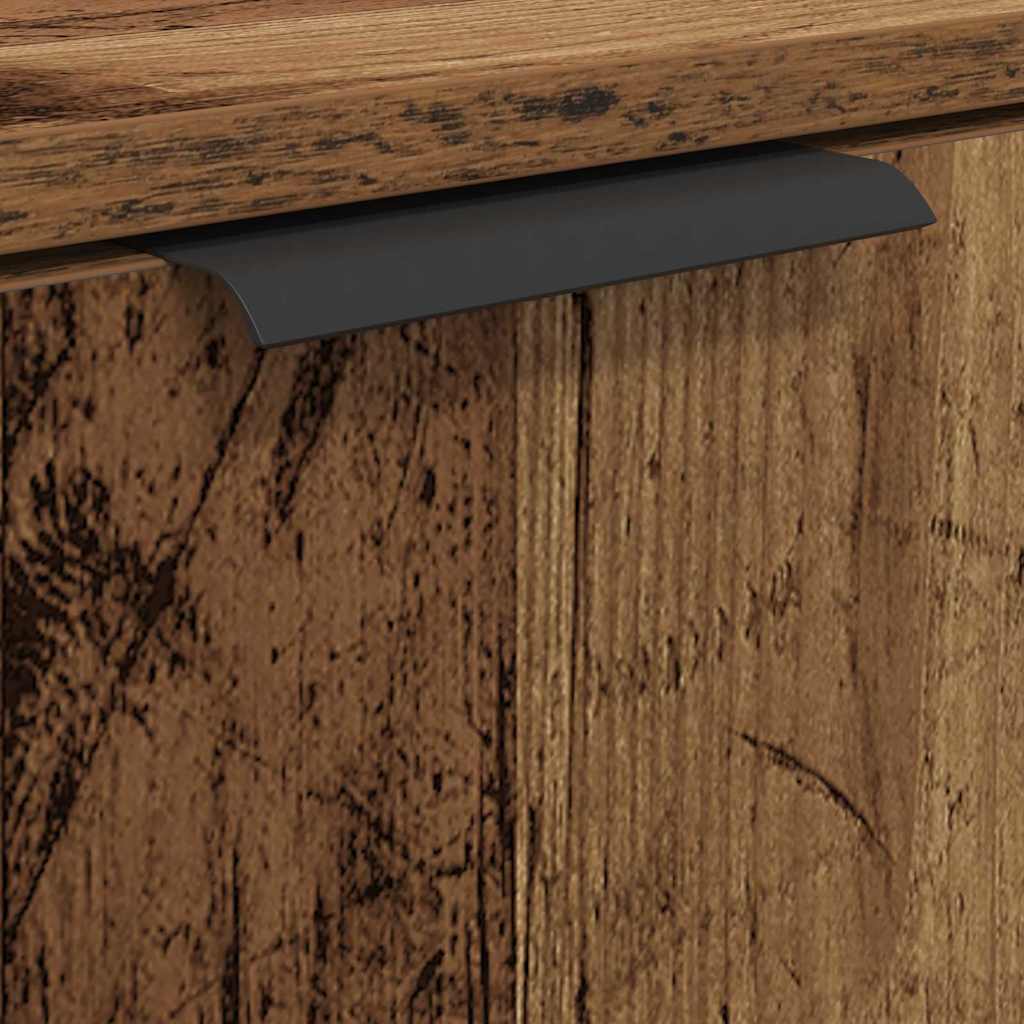 Set di Armadi da Bagno 2 pz Legno vecchio Legno ingegnerizzato | homemem39
