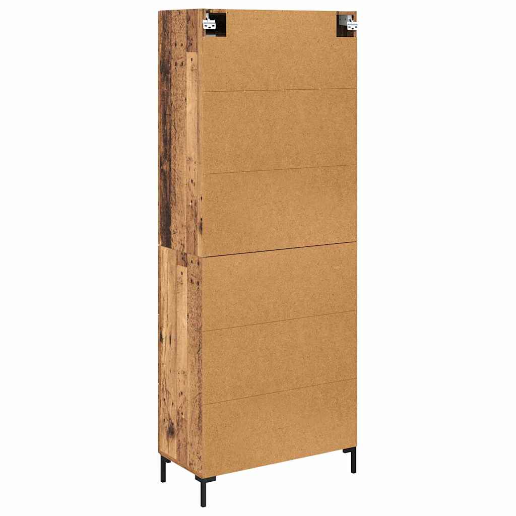 Credenza con cassetto 2 pcs Legno vecchio Legno multistrato | homemem39