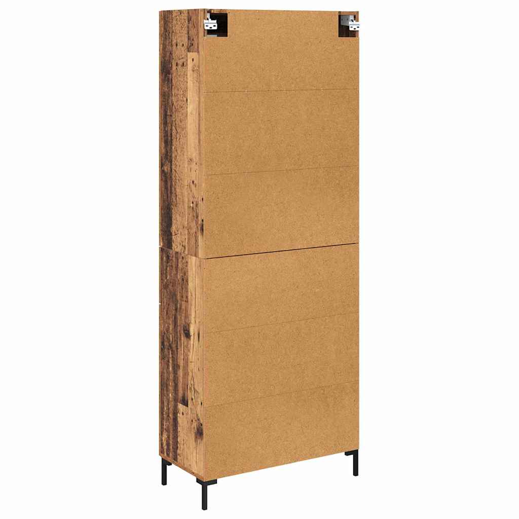 Credenza con cassetto 2 pcs Legno vecchio Legno multistrato | homemem39