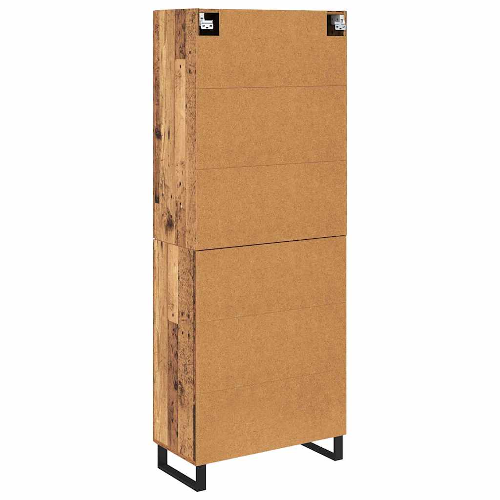 Credenza 2 pz Legno vecchio 69,5 x 34 x 180 cm | homemem39