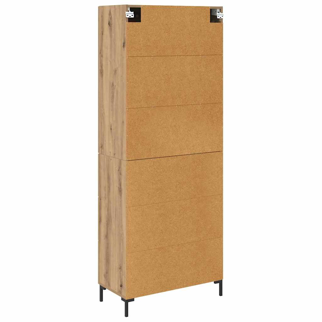 Credenza con cassetto Rovere artigianale 69,5 x 34 x 180 cm