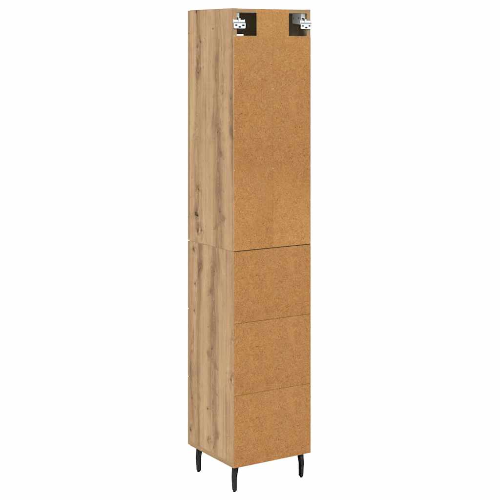 Credenza Rovere artigianale 34,5 x 34 x 180 cm