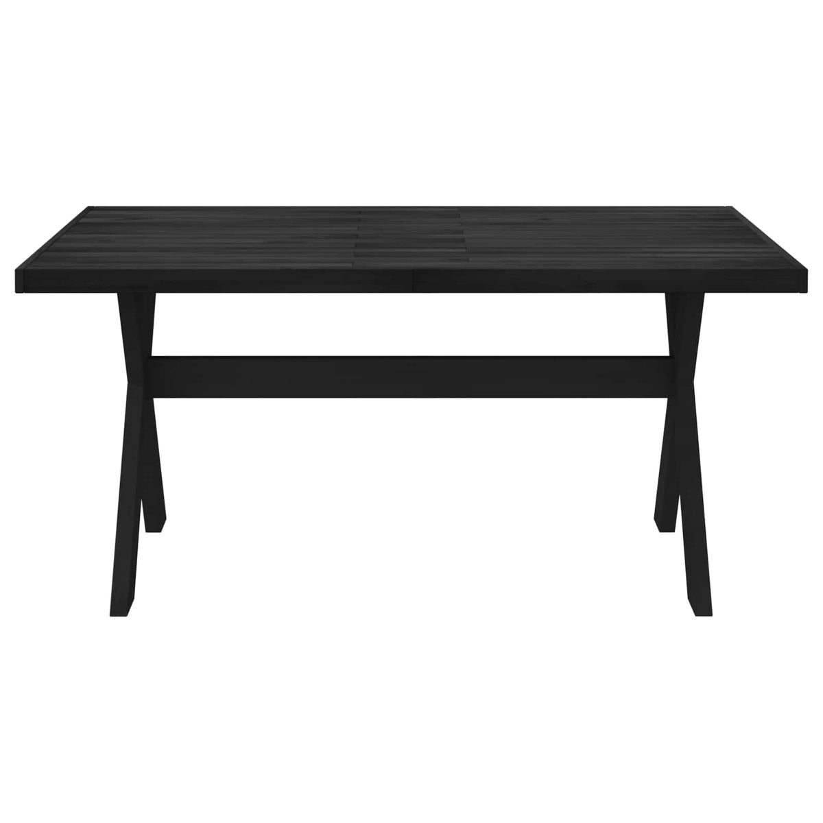 Tavolo da pranzo NOAIN 160 cm Legno Massello di Pino Nero - homemem39