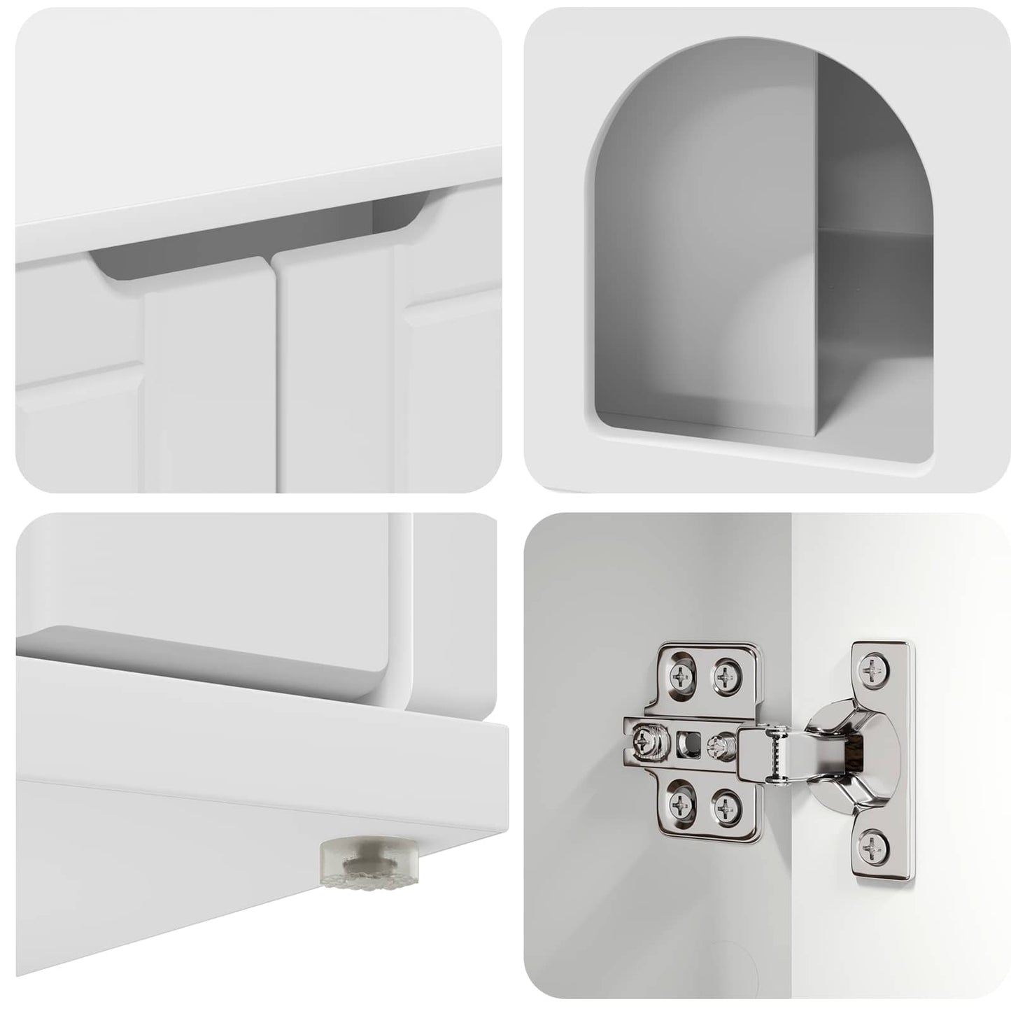 Casa per Gatti Bianco 85 x 55 x 50,5 cm Legno multistrato | homemem39
